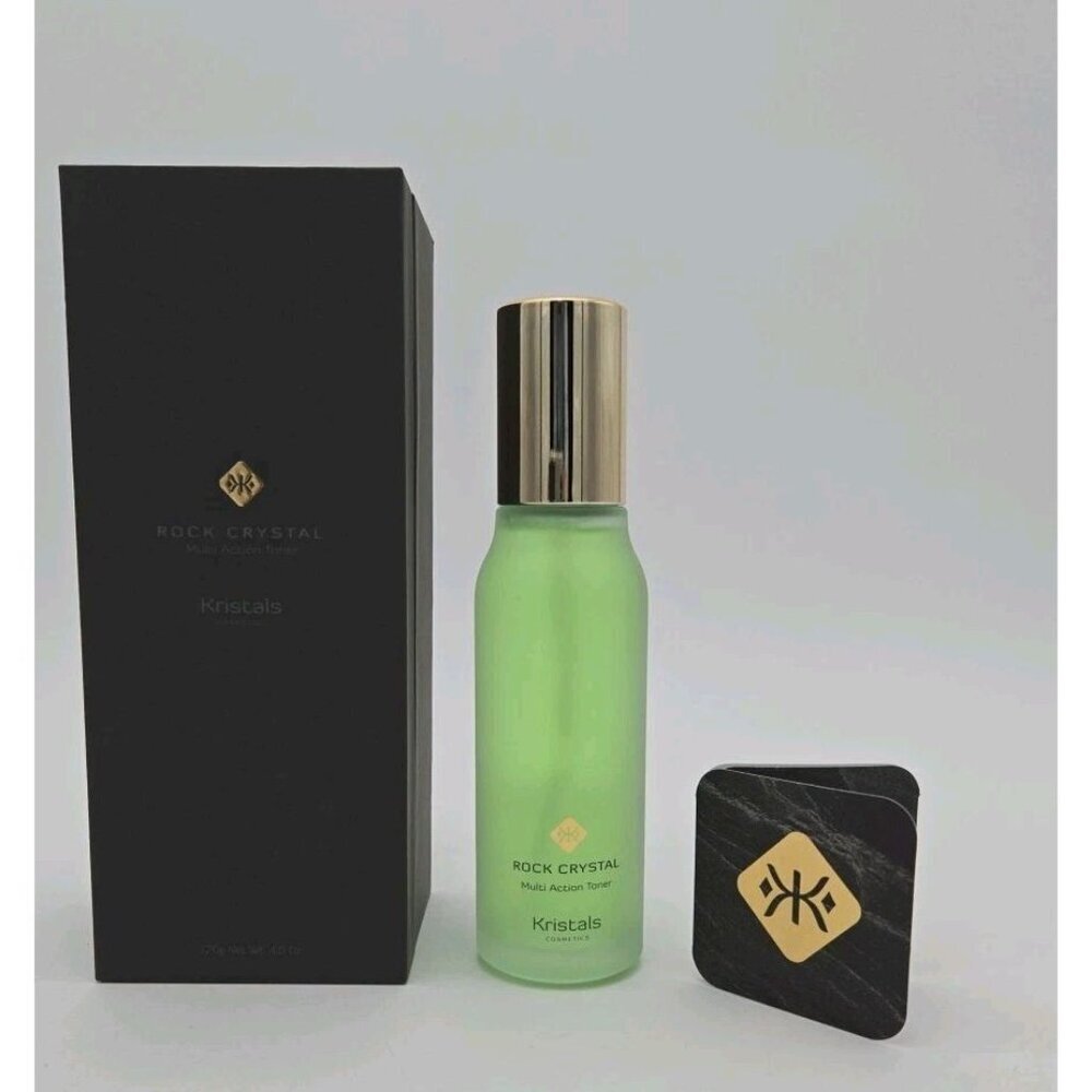 New Kristals Cosmetics Rock Crystal Multi Action Toner‎ 4.05 Oz w COA Cleanser